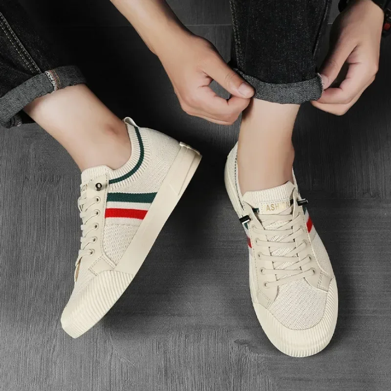 Scarpe Casual da uomo di lusso Sneakers moda per uomo mocassini da passeggio all'aperto traspiranti in rete leggera appartamenti maschili Zapatos Para Hombres