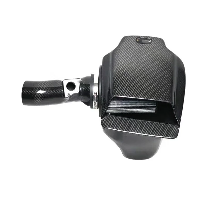 Adecuado para Honda Civic 10. a generación, sistema de admisión 1.5T, elemento filtrante, sistema de admisión de aire frío de fibra de carbono seca