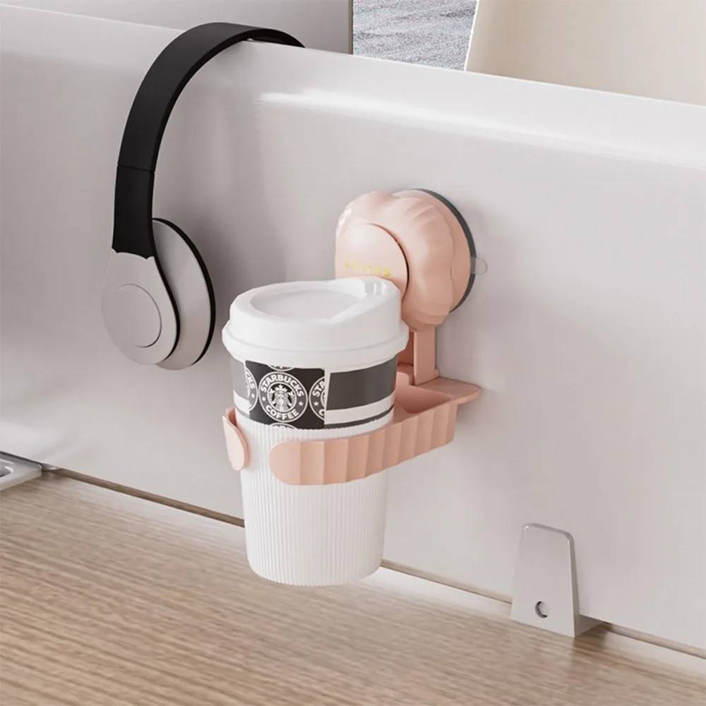 

Gifts Suction Cup Cup Holder Portable Multifunctional Milk Tea Coffee Cup Holders Anti-tip Bedroom Cup Fixing Clip
