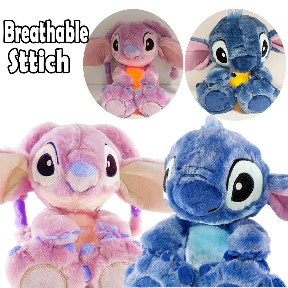 

Sttich Breathing Companions Soothing Sleeping Dolls sttich Plush Dolls Baby Soothing Music Luminous children's sleeping toy