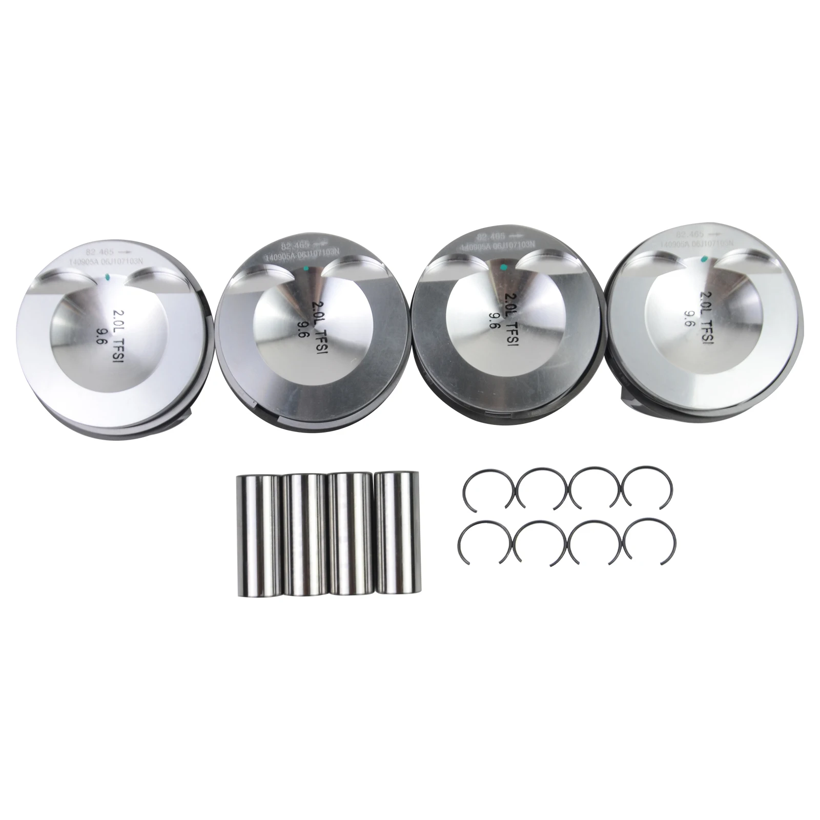 AP01 Pistons Set 21mm for VW Jetta Passat Golf Audi Q3 A3 Skoda Seat Leon 2.0 TFSI TSI GTI CCZA CCZB CADA CAWB CBFA