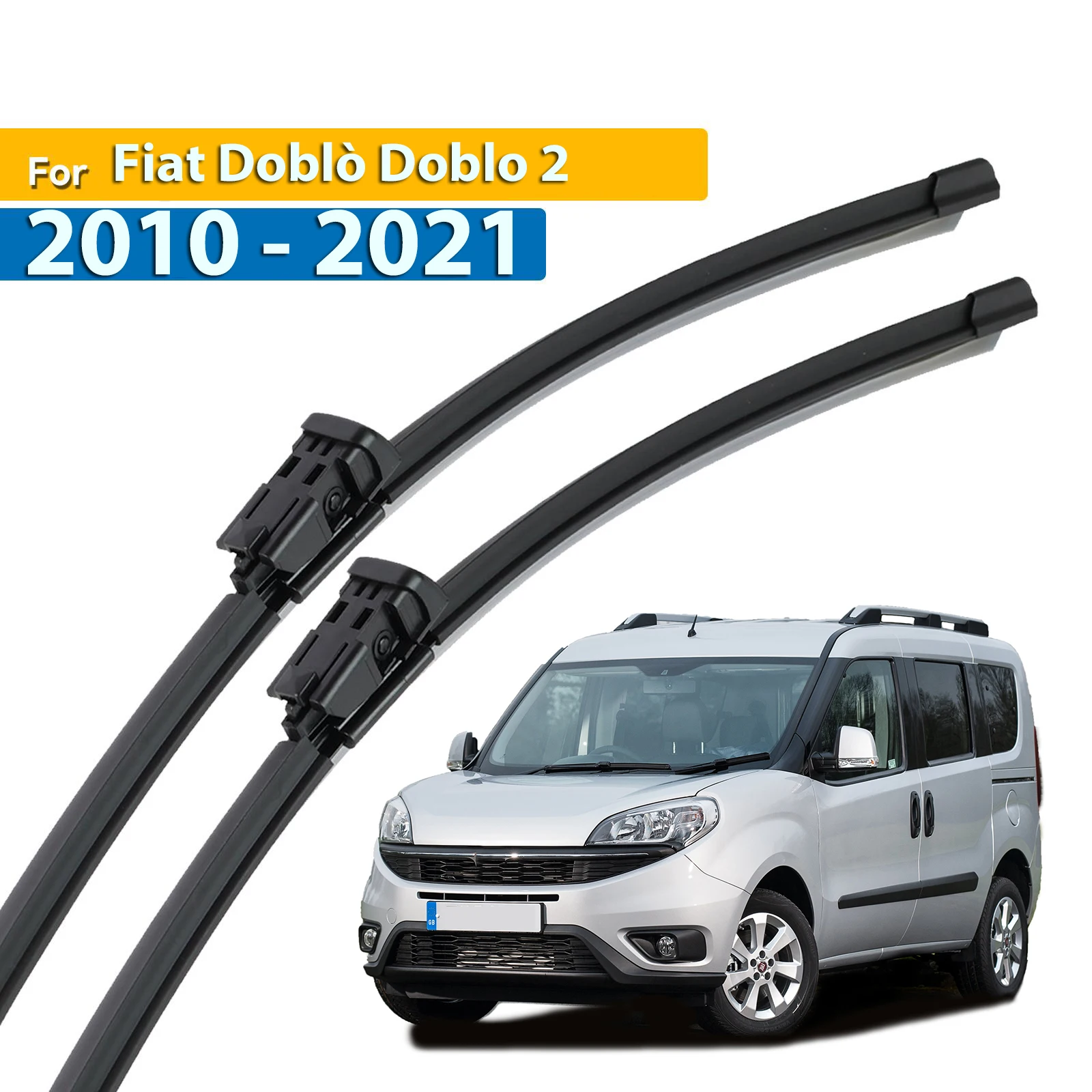 

Erick's Wiper LHD Front Wiper Blades For Fiat Doblò Doblo 2 Cargo 263 2010 - 2021 Windshield Windscreen Window Brushes 24''+16''