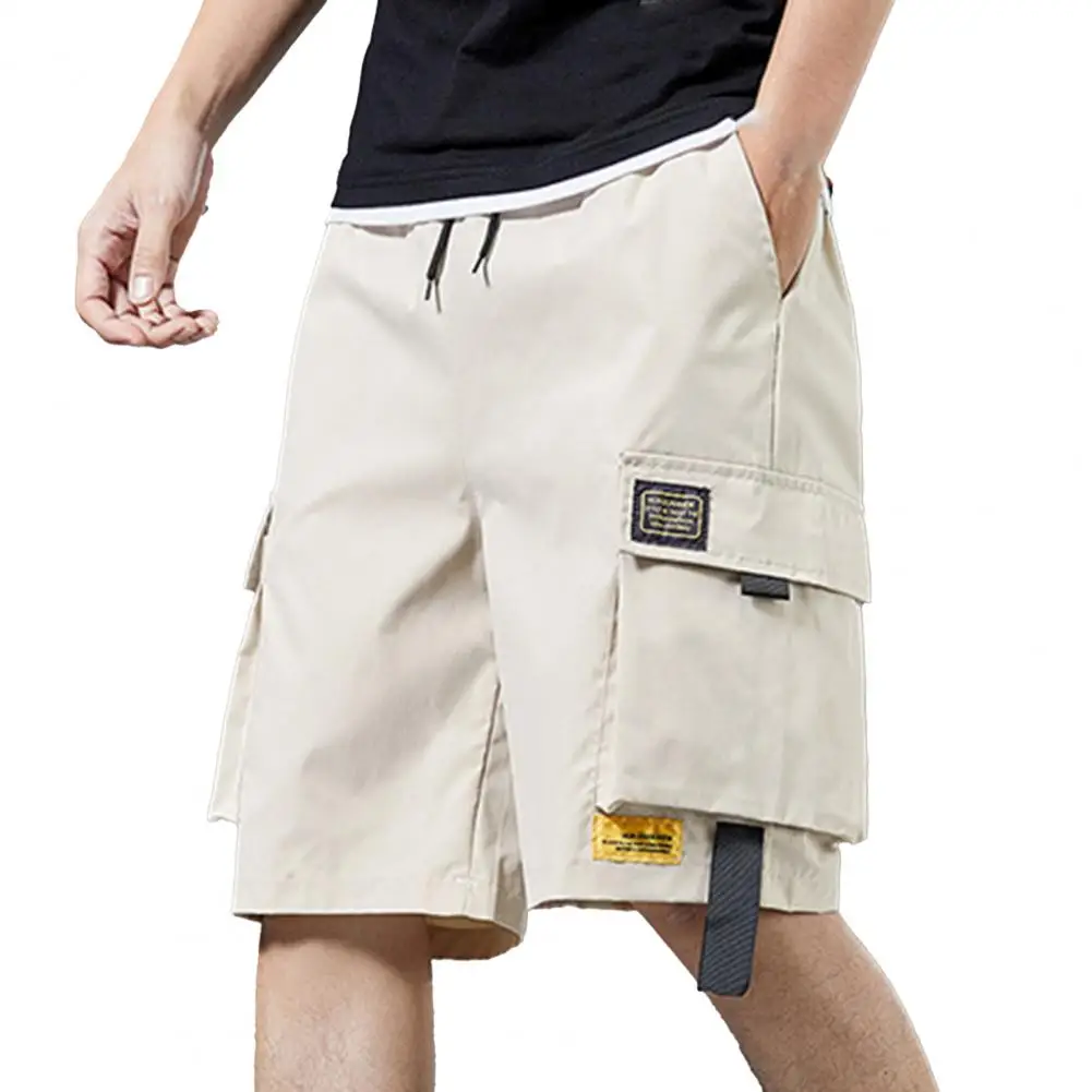 سراويل كارجو كاجوال للرجال بجيوب كبيرة ، مقاس عادي ، ملابس ركض يومية مع فستان برمودا ، طراز 90 ، موضة جديدة ، توي