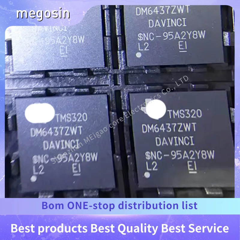 1pcs/lot TMS320DM6437ZWT TMS320DM6437 TMS320 DM6437ZWT BGA361 Digital signal processor