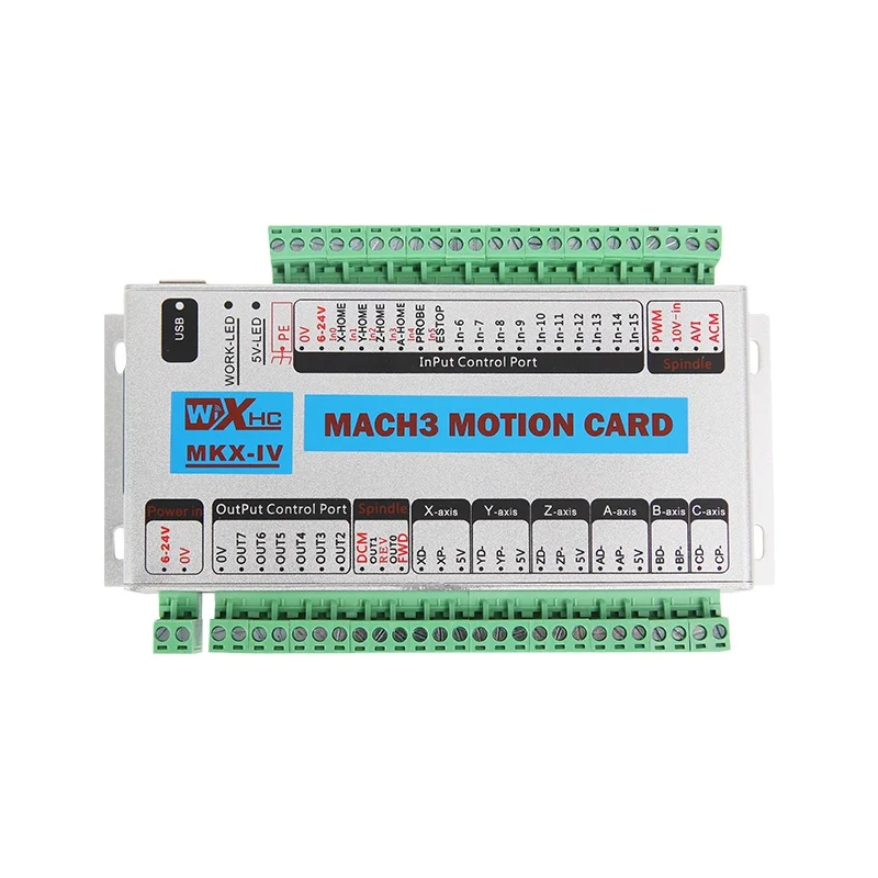 

MK3-IV 3 axis motion card USB interface board mach3 motion control card cnc controller engraving machine lathe machining center