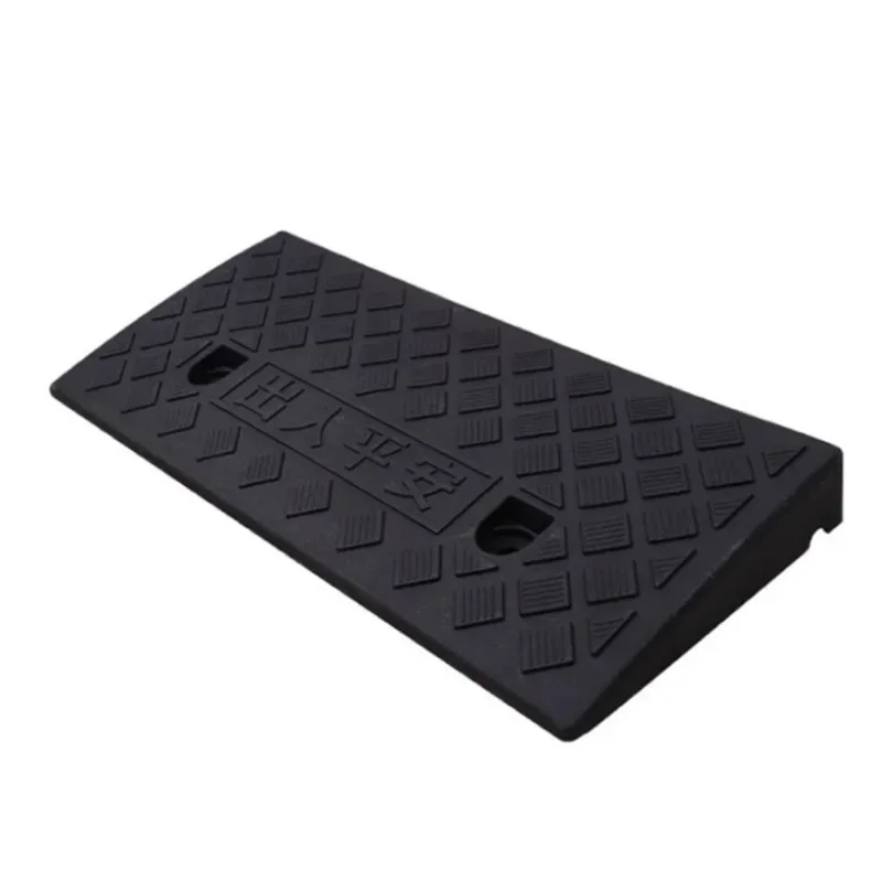 Car Access Ramp Triangle Pad Speed Reducer Durable Threshold for Automobile Motorcycle Heavy Wheelchair Duty Rubber Wheel