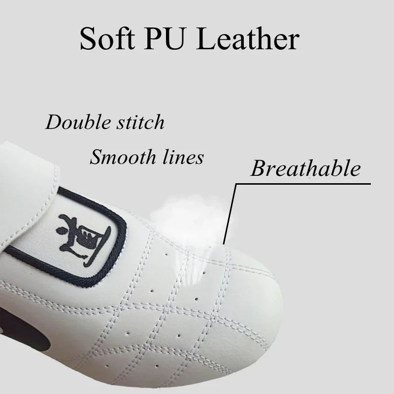 เด็กผู้ใหญ่เทควันโดลัทธิเต๋า Hall รองเท้า Hook & LOOP Anti-Skid Breathable การฝึกอบรมในร่มรองเท้าผ้าใบสําหรับผู้เริ่มต้น