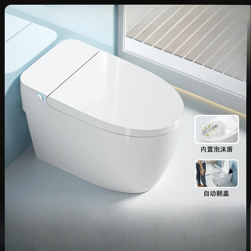 Light smart toilet automatic induction flip foam no water pressure limit integrated electric toilet