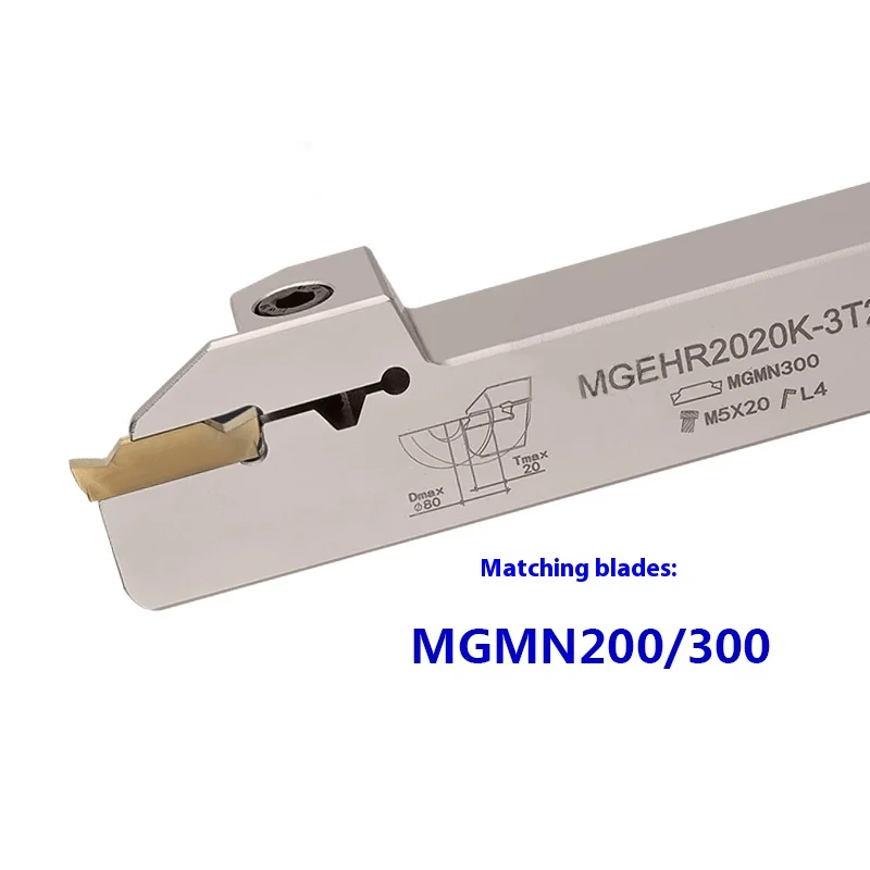 

MGEHR2020 MGEHR2525 2T30 3T25 3T35 4T30 4T35 4T40 5T35 Высококачественный никелированный удлиненный токарный станок с ЧПУ для обработки канавок с внешним диаметром