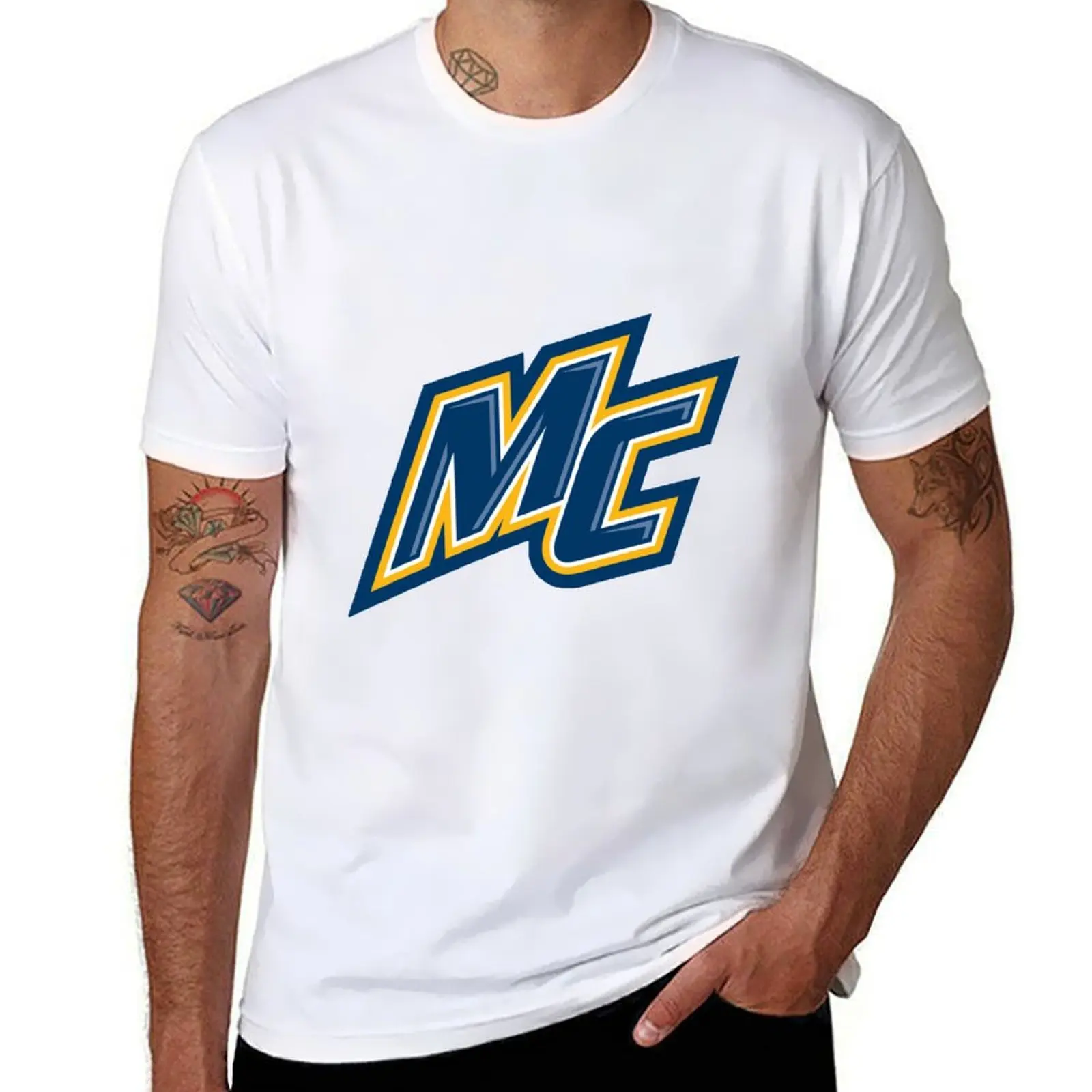 

Merrimack College T-Shirt vintage hippie clothes mens white t shirts