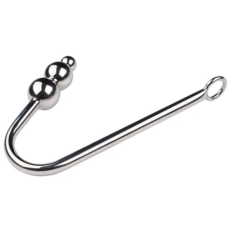BDSM Adjustable Anal Hook Set Leather Collar Handcuff Straps BDSM Removable Anal Plug Multiple Play Accessories Adult Sex Toys view 5