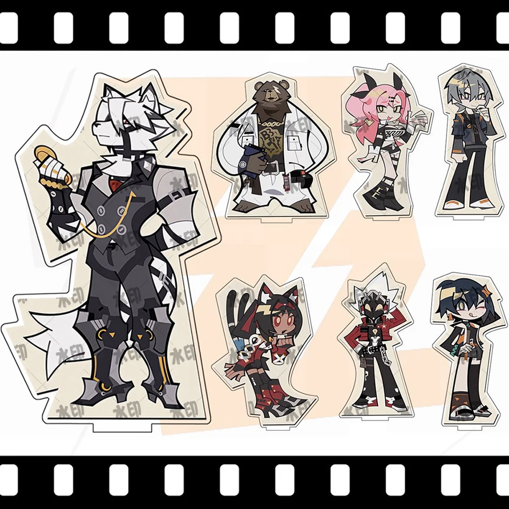 Акриловая декоративная доска Zenless Zone Zero ZZZ фон ликаон бен Билли малыш Николь некомия Мана кавайный подарок для девочек