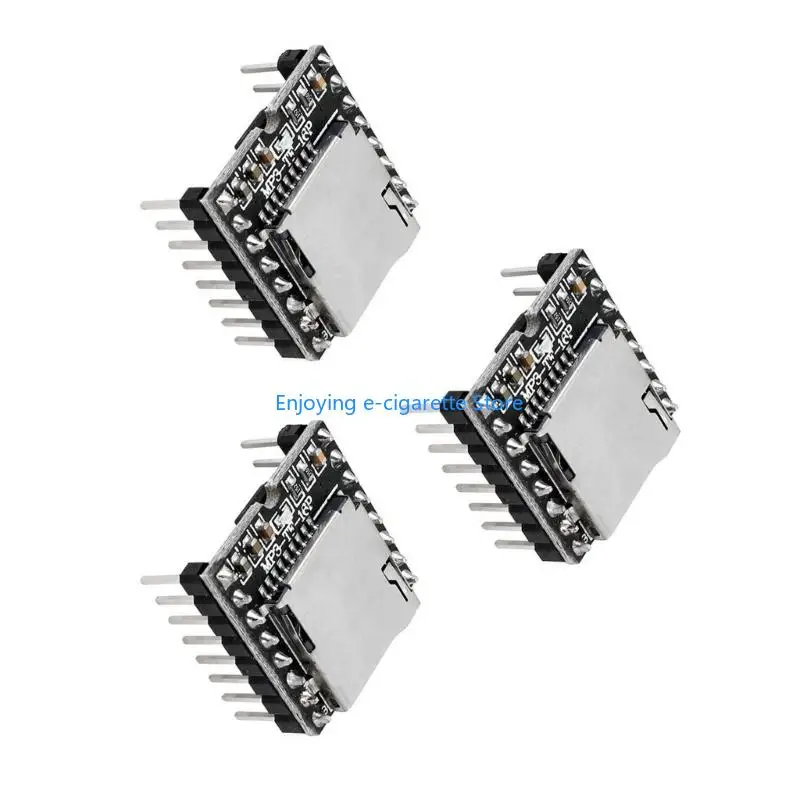 3Pcs Mini Modul für Dfplayer Mini Entwicklung Bord Mini MP3 Player TF Karte U Disk Bord Sound Stimme Modul bord Y4QF – Detail 9