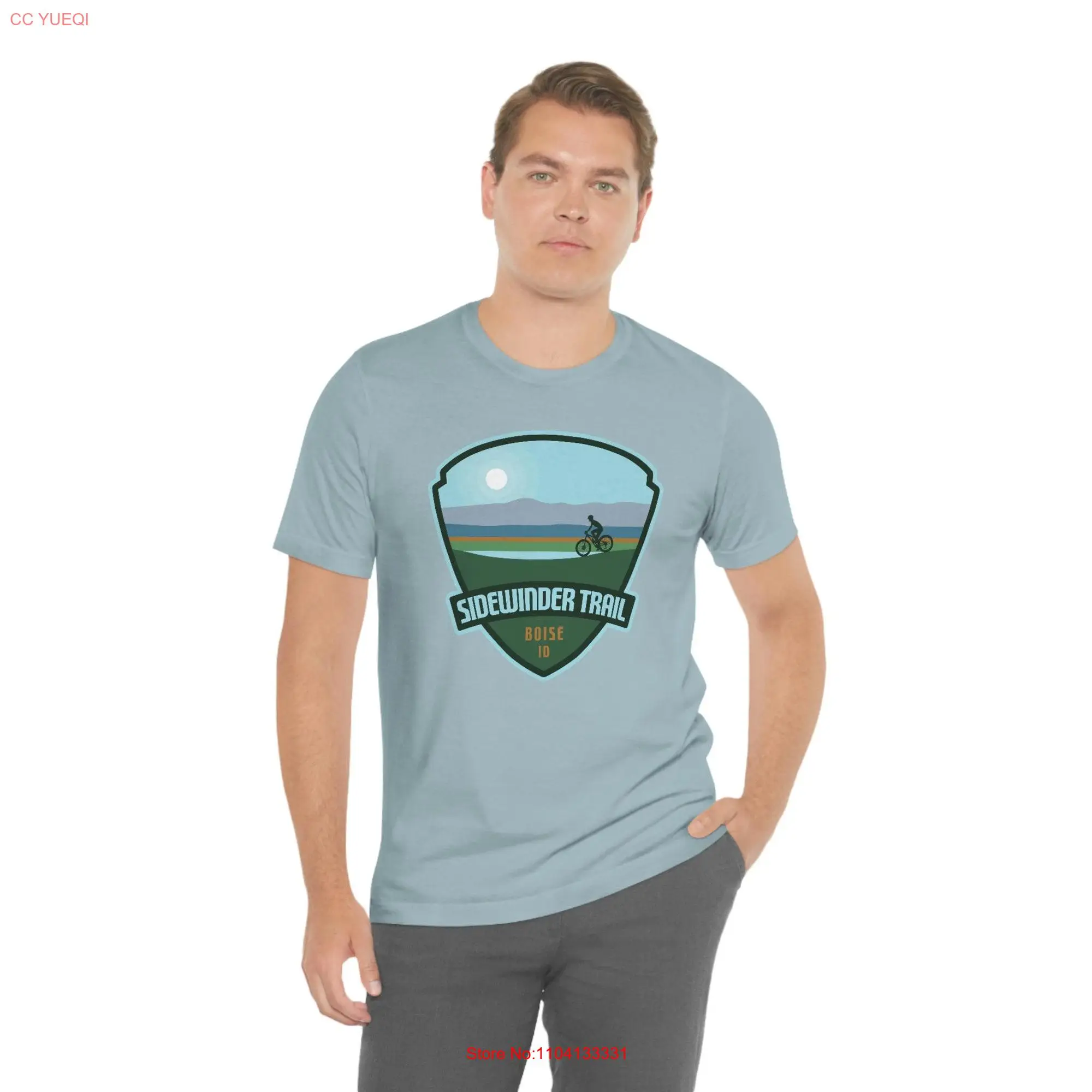 Sidewinder Trail Boise Idaho T Shirt long or short sleeves