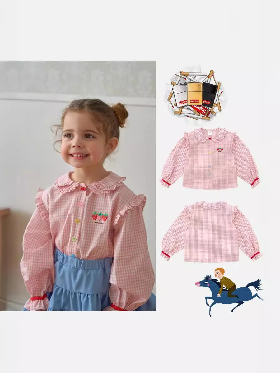 

Jenny&Dave Spot 2024 Spring Fashion New Product Trendy Children's and Girls' Leisure Princess Cartoon Print Full Print Cloud Dre