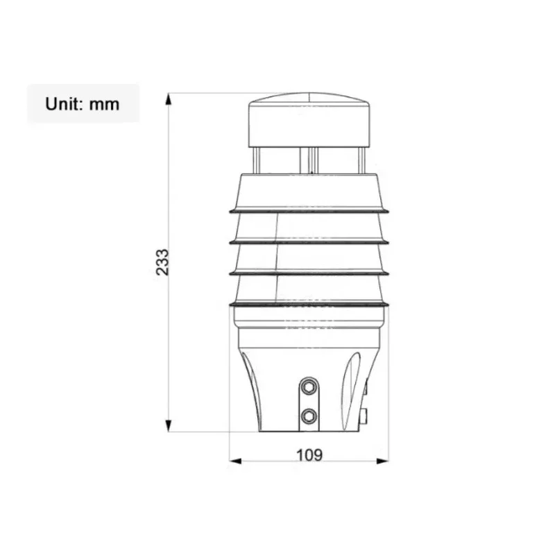 Outdoor Mini Weather Station Wind Speed Direction Sensor Ultrasonic Anemometer factory price