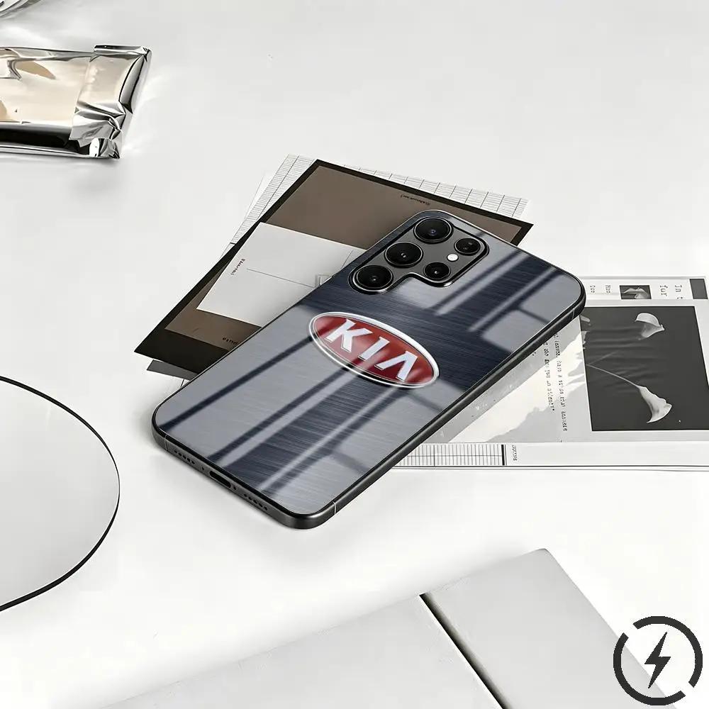 Sport K-Kia CarES LOOG Phone Case For Samsung S26 S25 S24 S23 S22 S21 S20 Plus Ultra Note20 Glass Magnetic Case