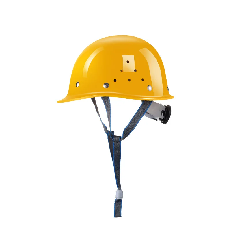 Safety HelmetHat Fiberglass Lightweight High Strength Work Cap Construction Railway Metallurgy Mine Summer