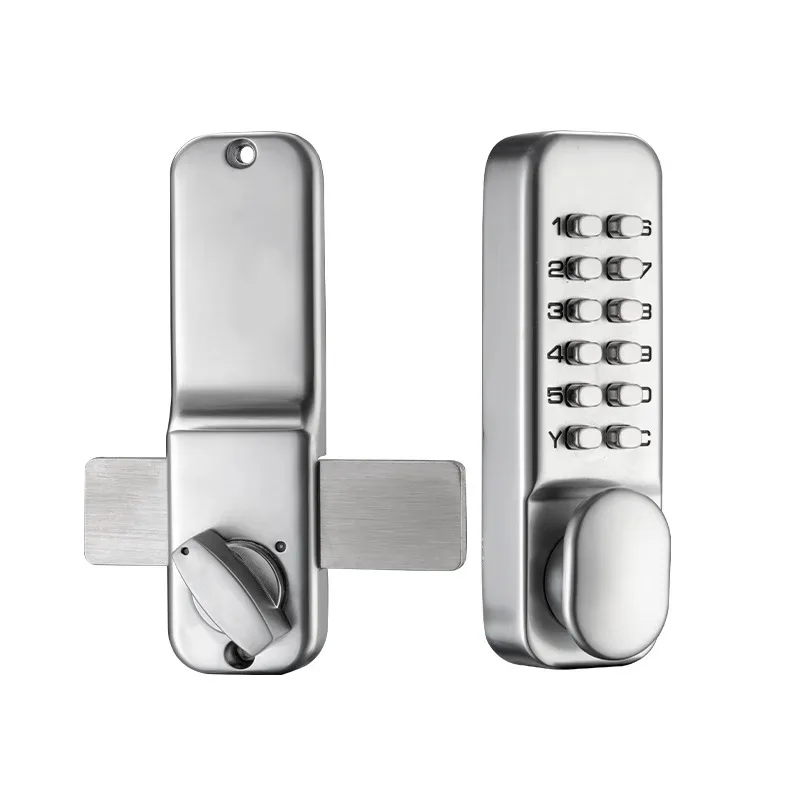 IP68 Waterproof Mechanical Password Door Lock Keyless No Battery Outdoor Cold Heat Resistant Entry Security Lock