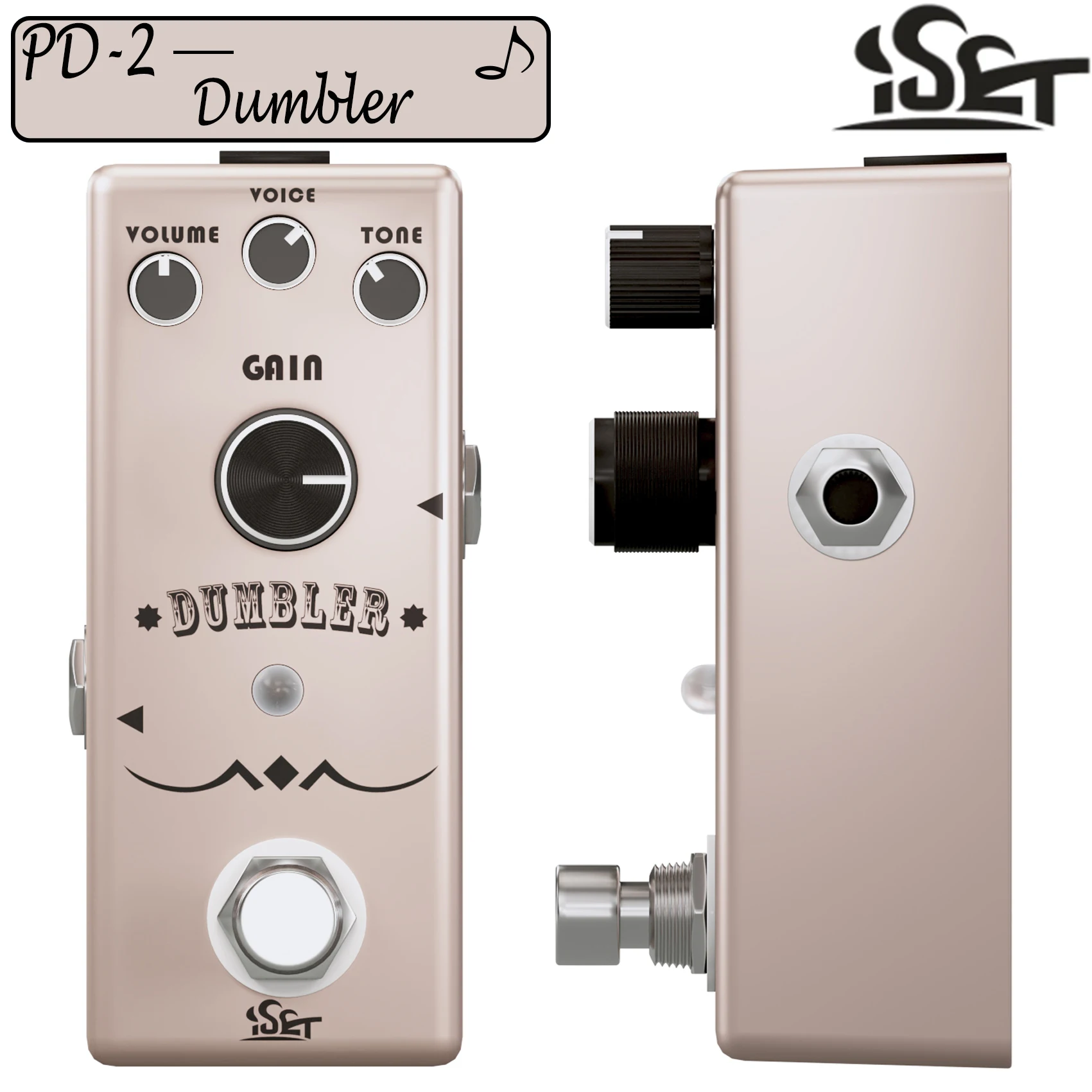 ISET Dumbler Guitar Effect Pedal Dumbler Vintage Dumble Amp Simulator Mini Electric Guitar Pedal True Bypass Guitar Accessories