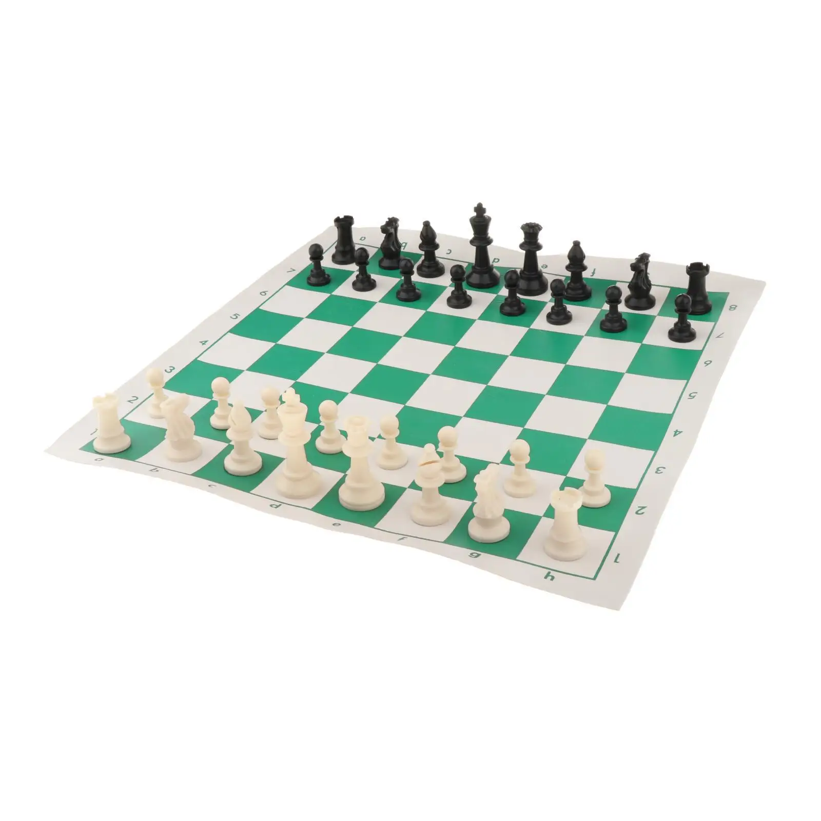 Portable Chess Set 45x9cm International Chess Tournament Chees Pieces Easy Carrying Educational Toys for Kids Adults Party