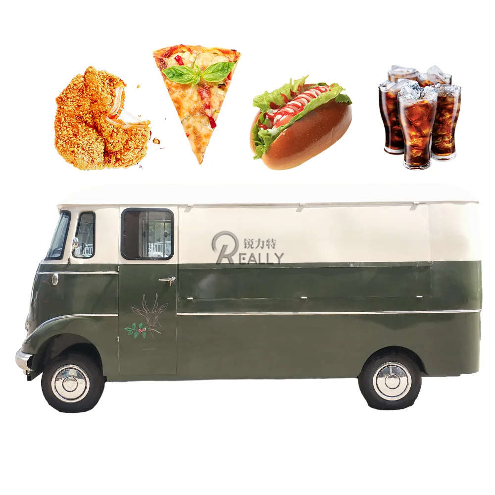 Airstream Electric Food Trucks for Sale in USA Pizza Trailer Coffee Bar Burger Van Catering Trailer Fully Equipped Restaurant