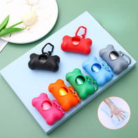 1PC Pet Waste Bag Dispenser For Dog Waste Bag Holder Plastic Garbage Bag Dispenser Carrier Case Dog Pet Waste Poop Bags