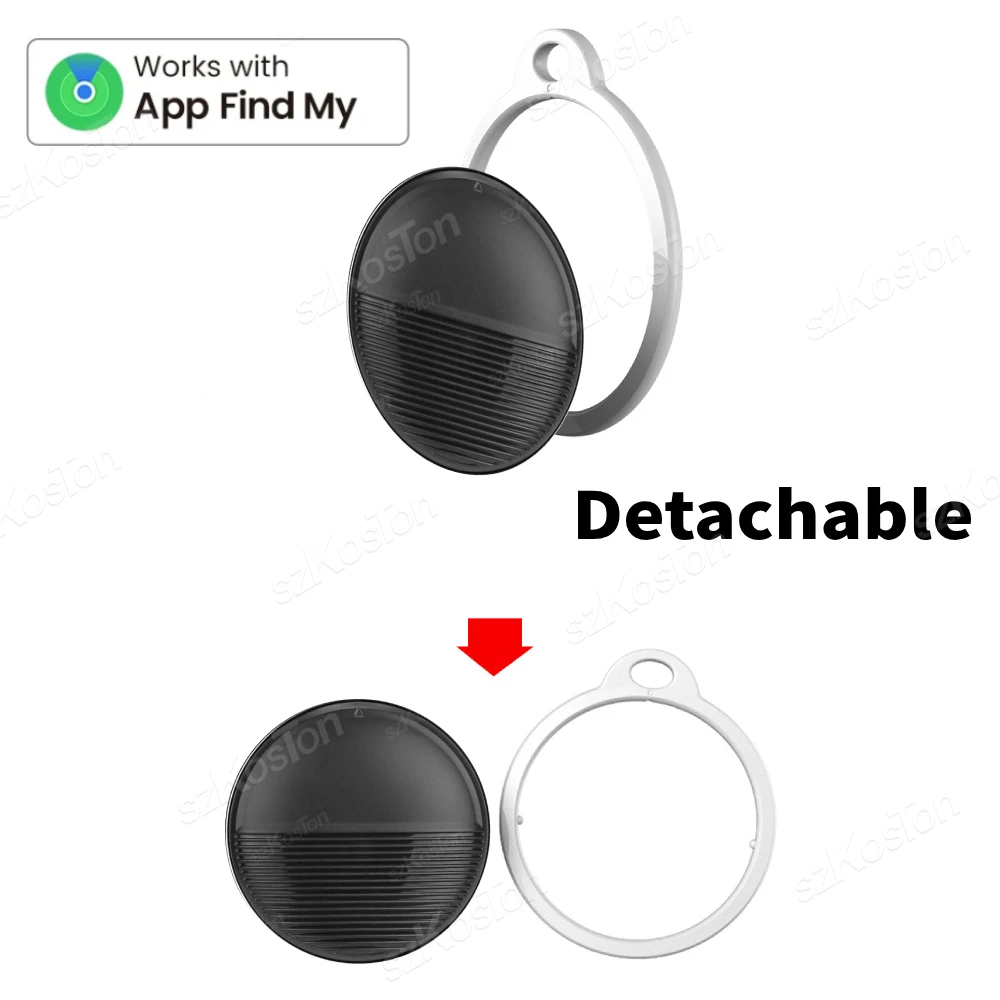 Mini Global GPS Tracker Smart Tag Compatible with iOS Find My App Key Finder Car Pet Anti-lost Alarm Locator iTag for iPhone