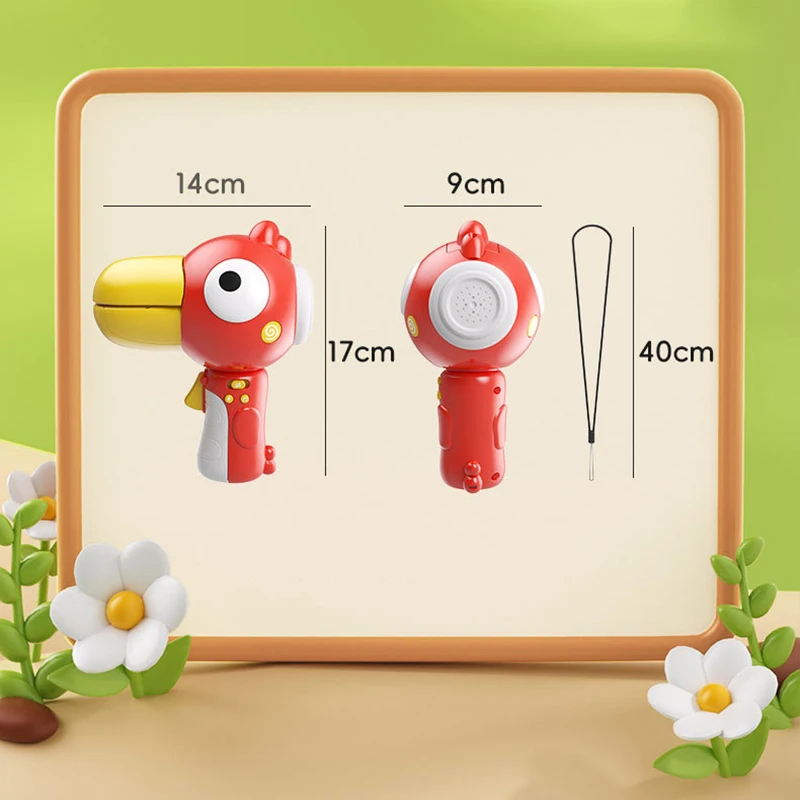 Cartoon Cute Toucan Voice Changer Toy Children's Microphone Funny Trumpet Funny Early Learning Puzzle Toys Holiday Birthday Gift