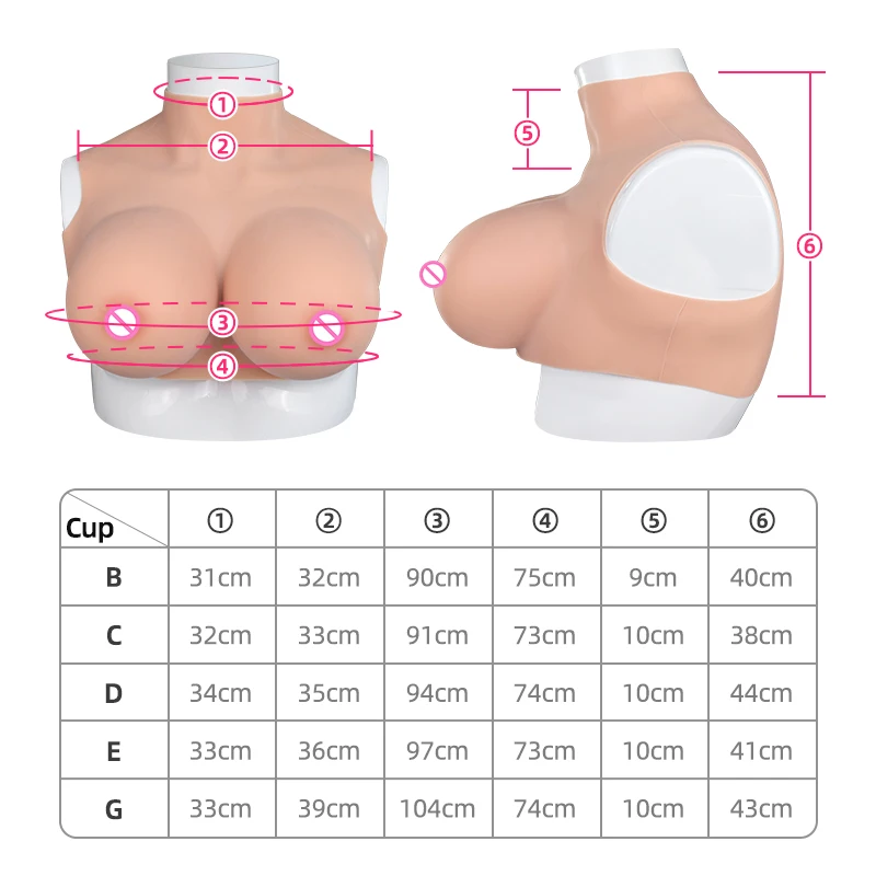 Realistic Silicone Fake Boobs Breast Form Men To Women Enhancement Chest For Cosplay Shemale Transvestite Sissy Crossdresser