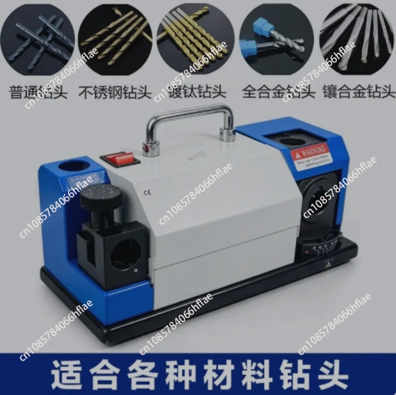 Desktop Twist Drill Bit Grinder 3-13mm Range, 90-140° Adjustable Angle Automatic Drill Sharpener