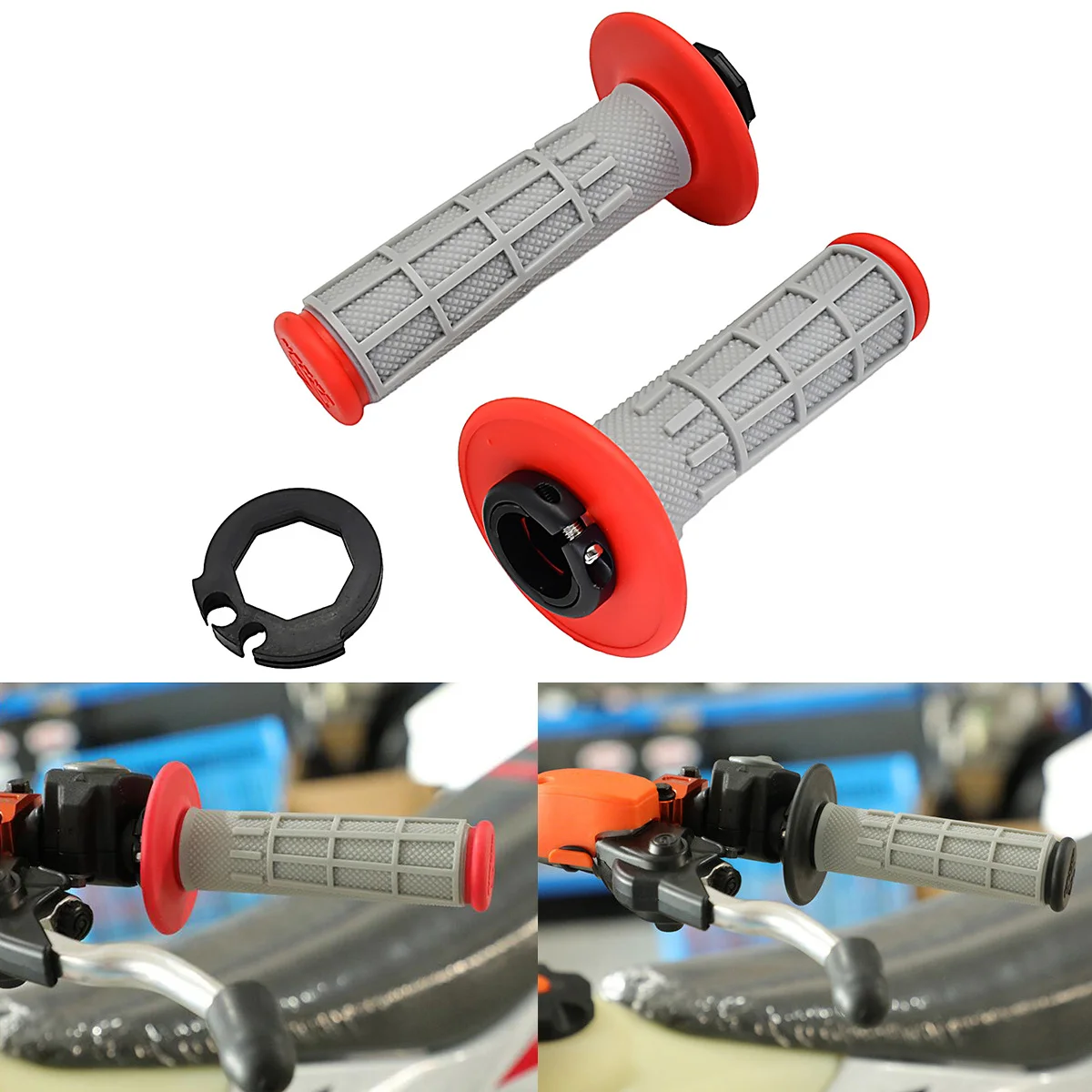 

Motorcycle NEW Handlebar Lock-on Grips Throttle Tube For Honda CRF250R CRF450R CRF250X CRF450X CRF 250R 450R 250X 450X 2004-2021