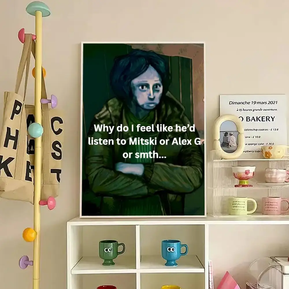 Honor Game N-No، أنا لست Human-MT ملصق قماش HD ملصق جدار الفن الداخلي المدخل ديكور المنزل عطلة