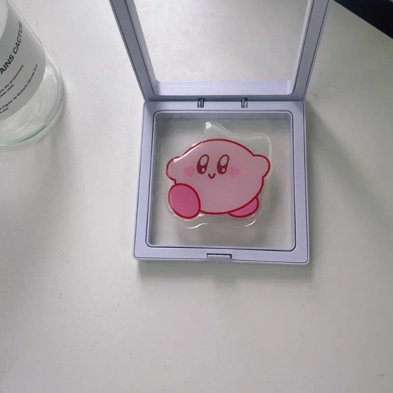 Kirby ที่ยึดโทรศัพท์มือถือพับได้, รองรับกระเป๋าเบ้าปลั๊กที่ใส่ที่สวมนิ้วเพื่มฐานการ์ตูนอะนิเมะคลิปมือถืออุปกรณ์เสริม