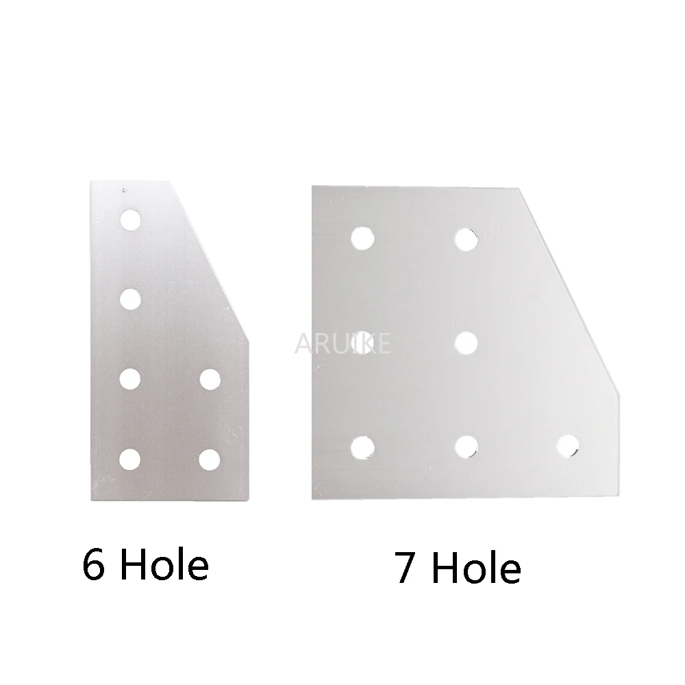 4 Hole 6hole 7hole  L Type Right-angle Connection Plate for 2040/3030/3060/2020 /4590/4080Aluminum Profile L-shaped