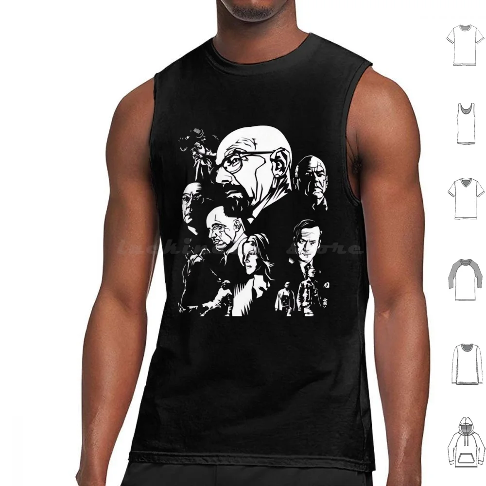 Tank Tops Print Cotton Im The One Heisenberg Jesse Tv Shows Tv Tv Series Movies Say My Name Walter White Bad Breaking