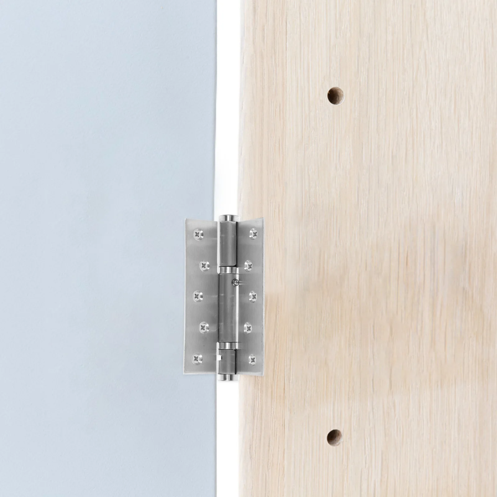 

Spring Hinge Self Closing Door Hinges Automatic Cabinet Window Folding Box Flat Stainless Steel Durable Design