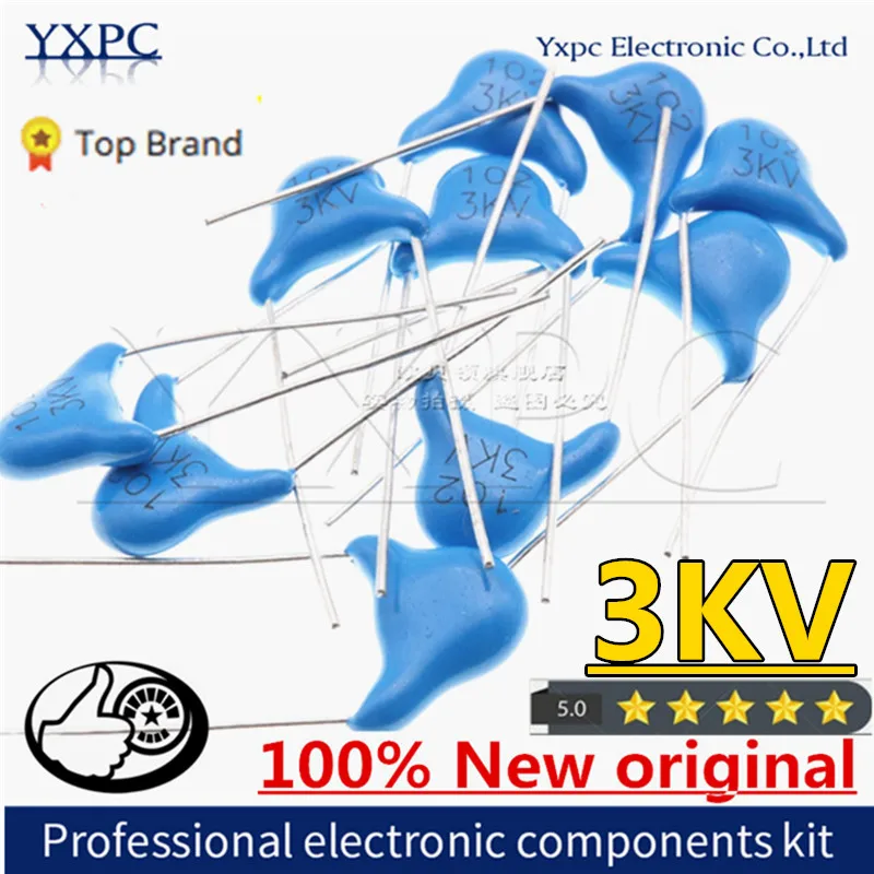 

20pcs 3KV High voltage Ceramic Capacitor 10PF 15PF 20PF 22PF 27PF 30PF 47PF 56PF 100PF 220PF 1NF 2.2NF 10NF 22NF 102 103 471