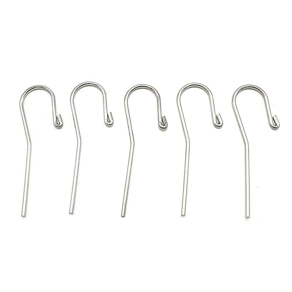 5Pcs Dental Stainless Steel 2mm Lip Hook Root Canal Measuring Accessories Lip Mouth Hook Apex Locator Tool for Dentists