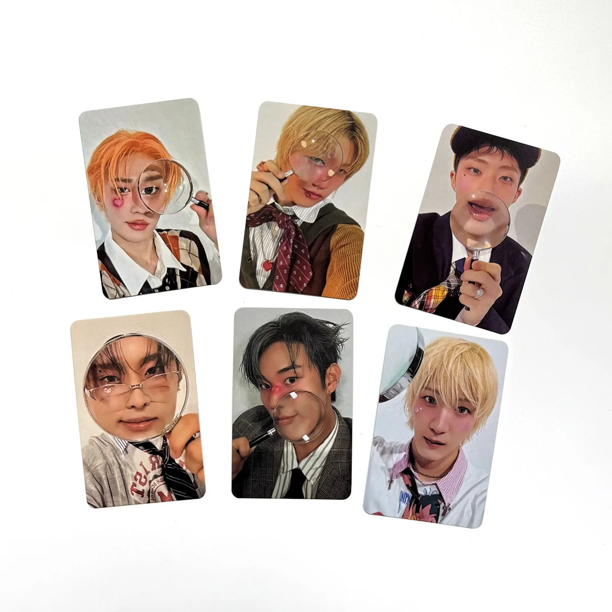 Kpop P1Harmony Album EX Photocards Double Sides Printing Bright