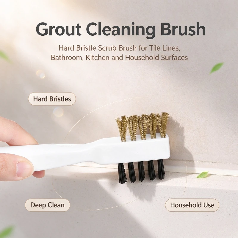 Kitchen Gas Stove Gap Brush Brass Wire Scrubber For Cooktop And Pot Bottom Scale Removal Household Cleaning Tool