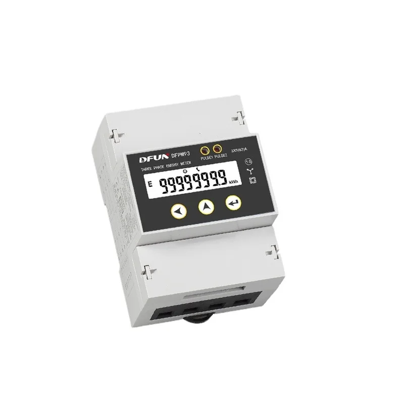 

DFPM93 Energy Meter 3P4W Three Phase LCD Display Meter Energy with RS485