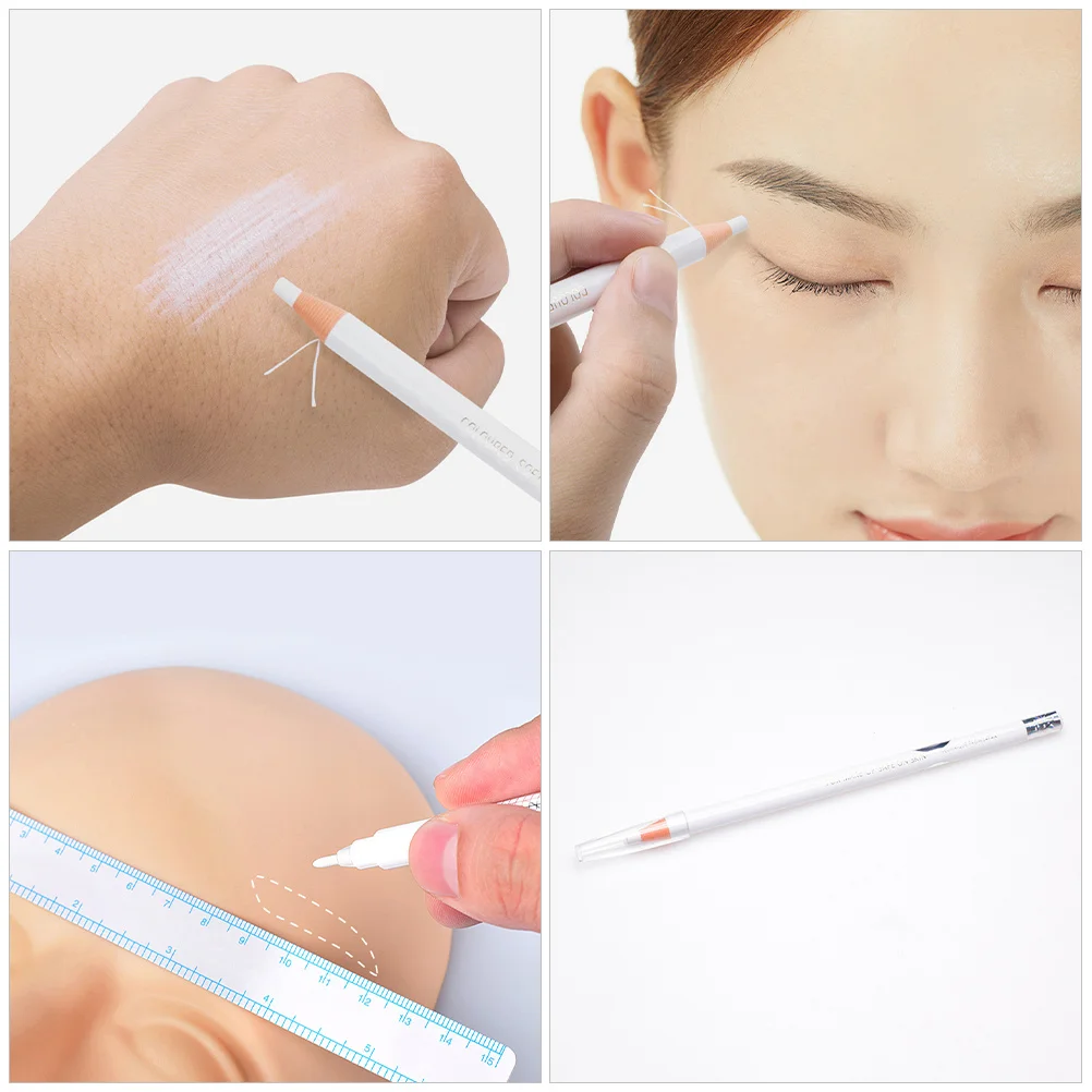 5 pièces crayon à sourcils blanc imperméable stylo de maquillage pour les femmes naturel tridimensionnel sourcils maquillage femmes crayons à sourcils