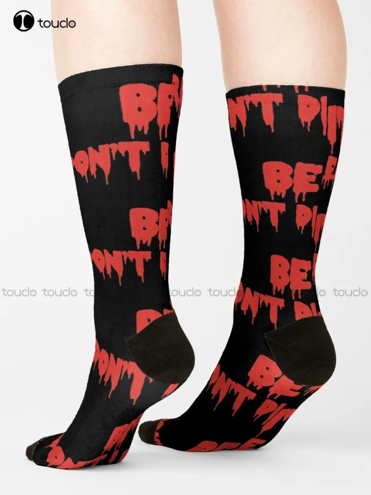 Don'T Dream It Be It Rocky Horror Socks Halloween Costume Men'S Slipper Socks 360° Digital Print Christmas New Year Gift New Art