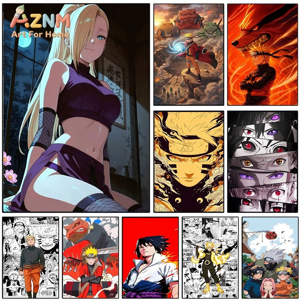 Anime Merchandise Posters - AZNM Naruto Yamanaka Ino Anime Character