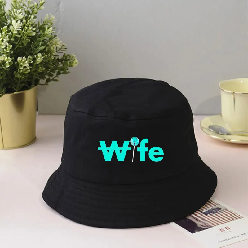 KPOP (G)I-DLE ALBUM Super Lady Logo Printed Canvas Bucket Hat Fashion Casual MiYeon Soyeon YUQI Minnie Shuhua Sun Hat Fans Gift