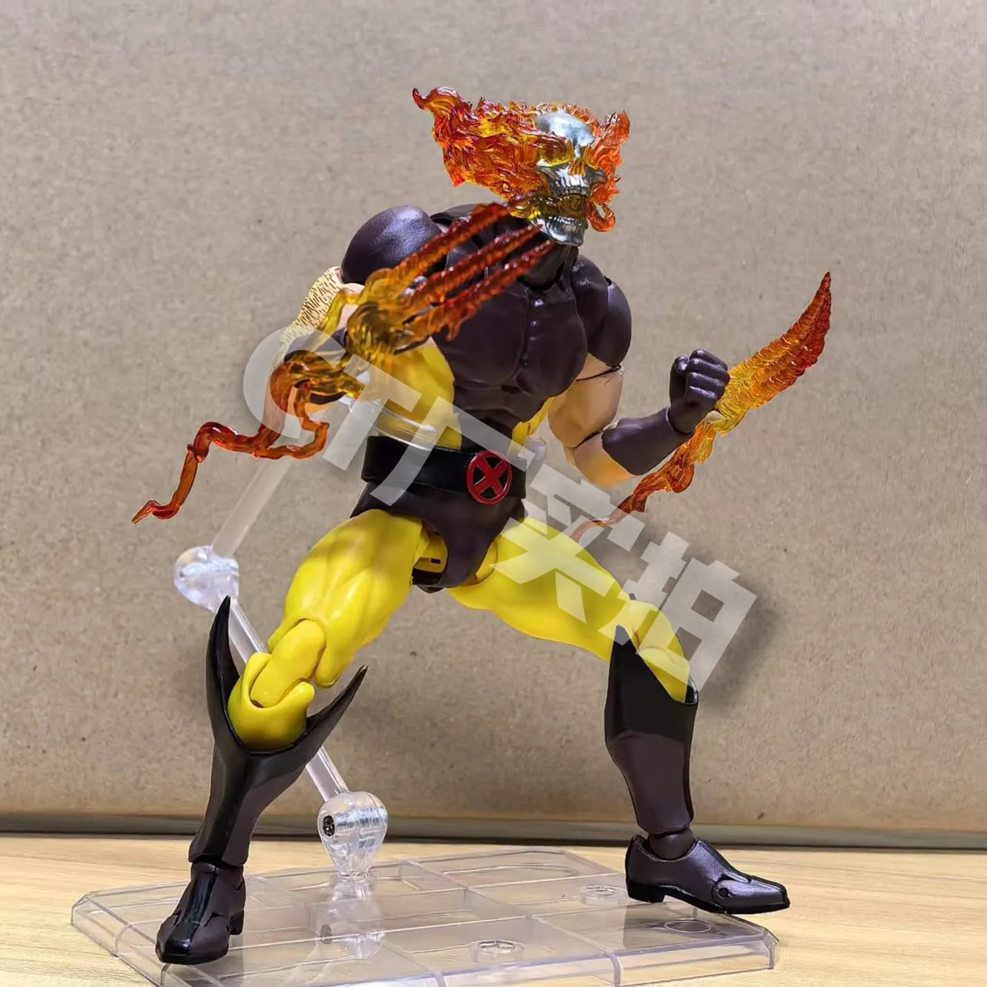 Em estoque ct brinquedos wolverine hellverine figuras quente mafex 096 x-men figura de ação anime estatueta estátua coleção modelo presente do miúdo