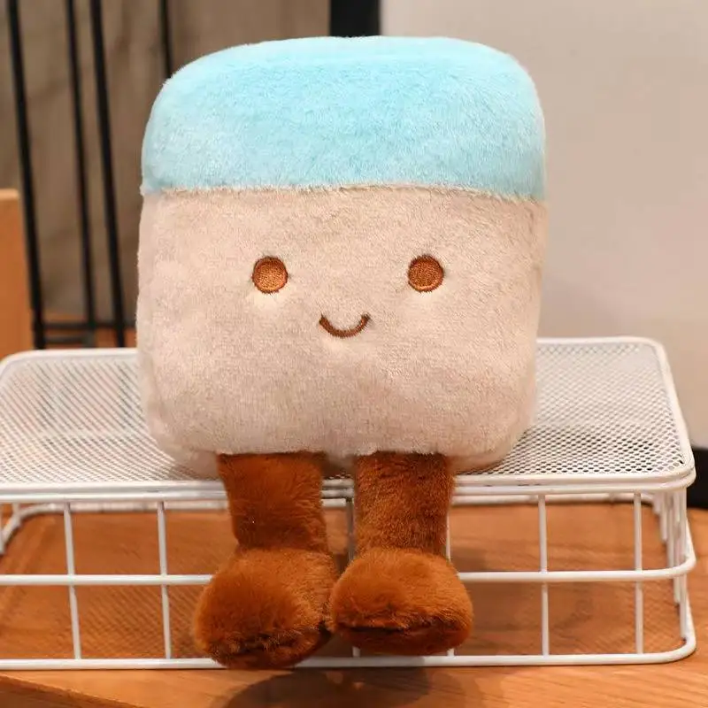 Dernière papeterie crayon règle en caoutchouc porte-clés pendentif poupée Kawaii en peluche jouet dessin animé mignon cadeau d'anniversaire pour enfants