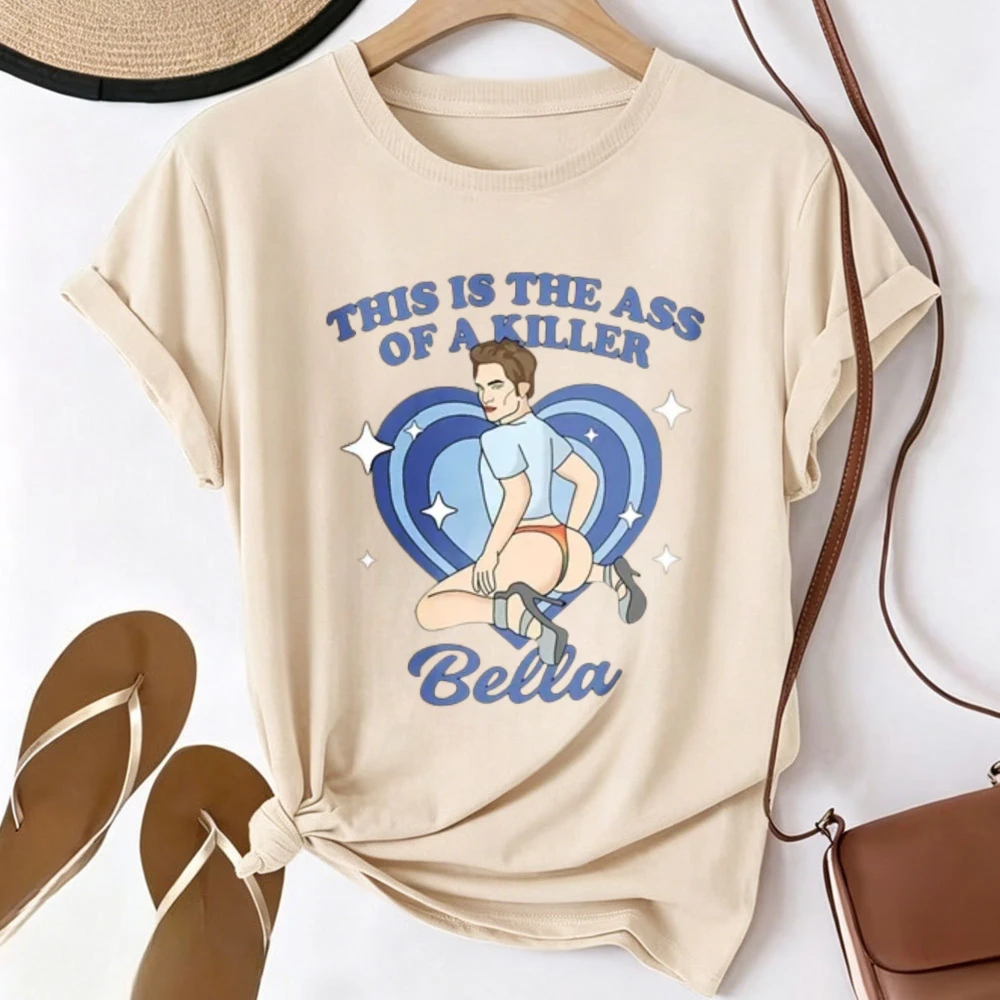 This Is The Ass of A Killer Bella Funny Movie Meme Blue Heart Star Graphic T-shirt Men Women Humor Parody Quote Print Casual Tee