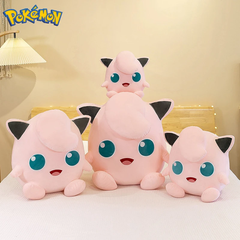 Pokemon Cute Jigglypuff Plush Toy Children's Sleeping Pillow Anime Peripheral Sofa Cushion Children's Soft Pillow Christmas Gift